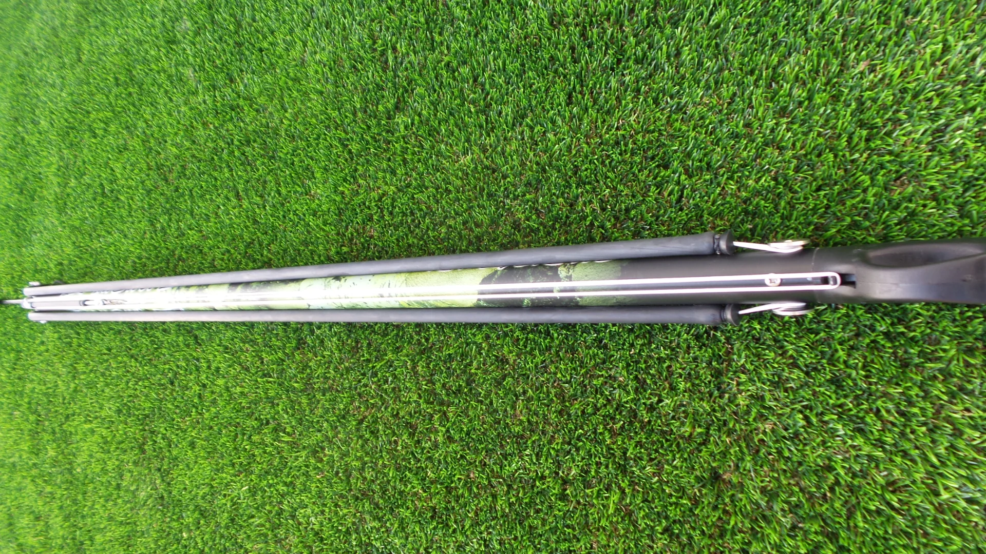 FreeDivers Ranger Roller Speargun Green Reef Camo 100-110cm - Image 3